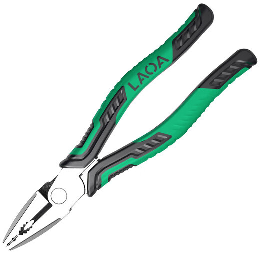 LAOA old A vise wire pliers wavy handle eccentric household pliers 8 inches LA323508