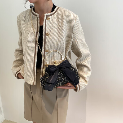 Mode frauen Taschen 2025 Neue Koreanische Stil Schulter Umhängetasche Einfache Kette Tasche Unterarm Tasche Casual Westlichen Stil Wolke Tasche Beige