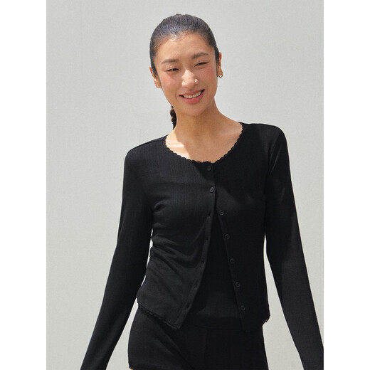 ARISEISMAriseism American retro design wool sweater light pink XS