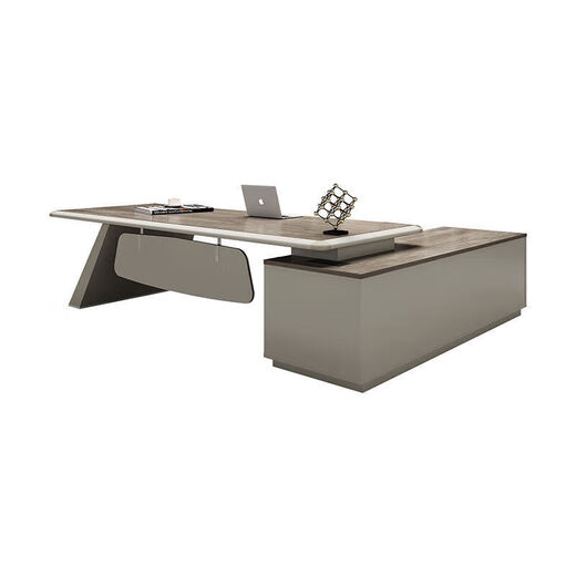 NANJING MUSEUM ADMINISTRATION President Boss Desk Simple Modern Manager Desk and Chair Combination Chairman Office Furniture Paint Executive Desk 1.8 Meter Boss Desk