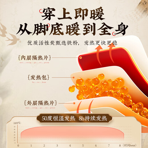 Huang Xixiang's self-heating foot warmer patch, steam warmer whole body patch, moxa grass heated insole, long-lasting baby warmer, 3 boxes
