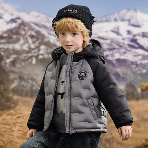ASK JUNIOR Canadian Duck Down Heavy Rain Waterproof Children's Boys Lightweight Down Jacket Winter Direct Down Jacket