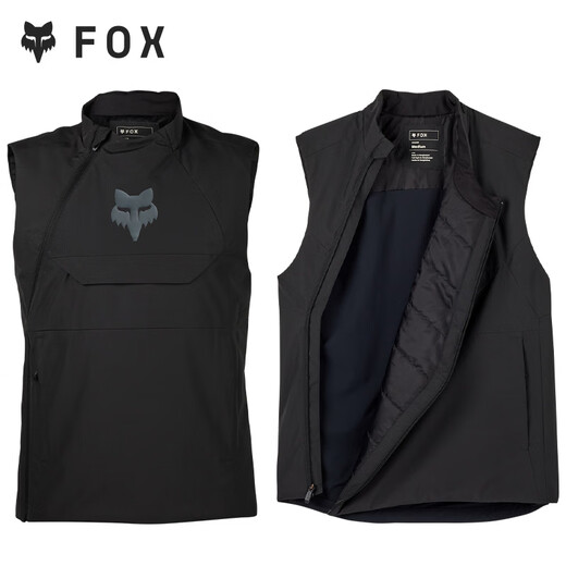 FOX American Ranger Motocross Trail Vest for Men, Wear-Resistant, Waterproof, Windproof Black S