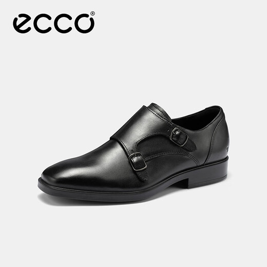 ECCO Men's Shoes 25th Autumn New Classic Business Leather Shoes Groom's Wedding Shoes Urban Milan 523334 Black 52333401001 40