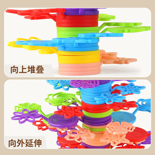 Light version of the ever-changing Rubik's Cube cartoon pattern balance training intelligence development children's early education educational toys birthday gift early education puzzle balance tree building blocks