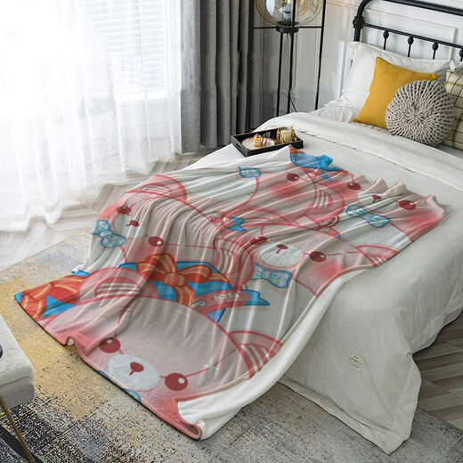 Eggman Party Cartoon Anime Flannel Blanket Dormitory Sheet Bed Blanket Children Baby Nap Blanket DZPD-1 70cm*100cm X Leg Cover Blanket