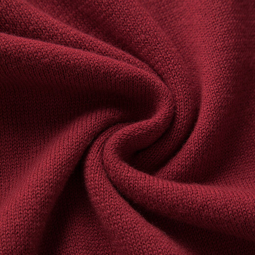 ONE BUYE Qiji Red New Year's Outfit Tops 2026 Spring This Year's Popular Design Lantern Sleeve Sweater Women's Red M