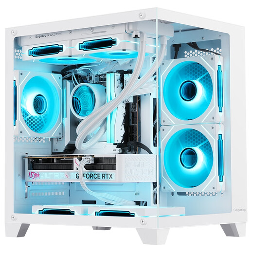 Colorful Core i5 14600KF/245KF/5060/5060Ti/5070 E-Sports Host Pure White Game Live Computer Design Rendering Productivity 3A FPS High Frame Equipped with Three i5s 14600KF+5070 D4 Single Host