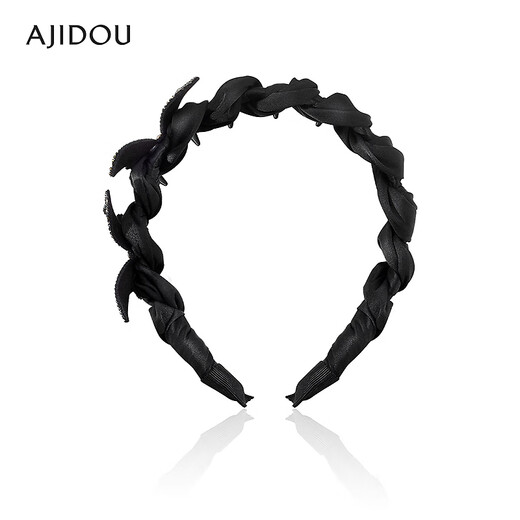 AJIDOU Ajidou hair accessories women's black butterfly fashion headband fabric hair accessories high skull headband black 1 piece