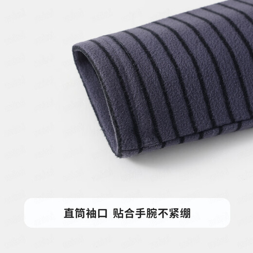 MQDMINI children's clothing children's velvet bottoming shirt half turtleneck T-shirt for boys and girls colorful striped top antibacterial winter clothes