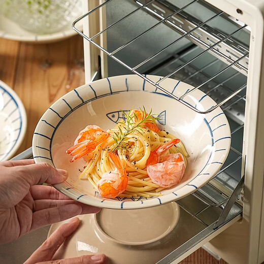 Garson dish set household light luxury high-value ceramics 2025 new Japanese style bowls, plates, chopsticks and tableware moving to new home gift