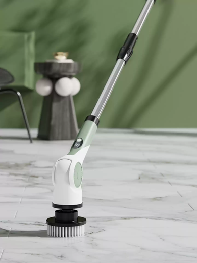 Zhong Zhang Gui electric mop household multi-functional cleaning brush fully automatic lazy mop wet and dry use one mop clean without leaving water stains electric mop - purple ten-in-one