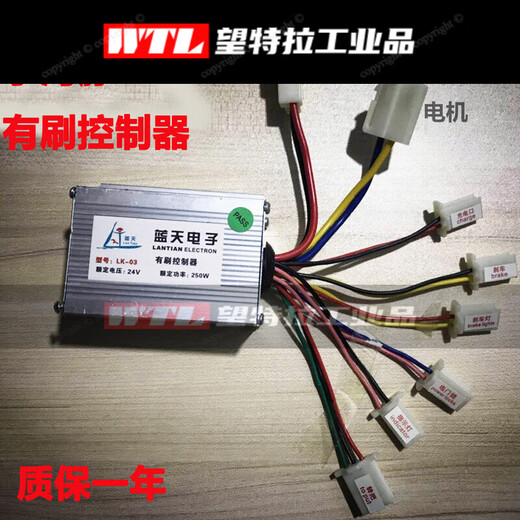 Customized small dolphin electric battery car controller board beach 24v 250W300 with brush name Tulong standard Jinlu 24v250w with brush