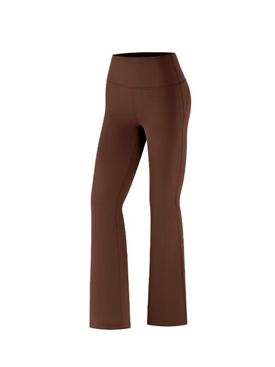 Yottoy supermodel boot-cut pants, yoga pants, flared high-waisted hip-lifting fitness pants, sports Pilates pants, powdered coffee S