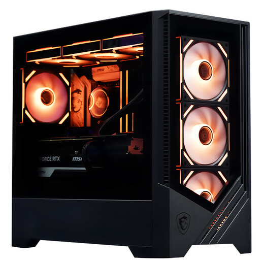MSI Family Bucket Ultra7 265KF/5060Ti/5070Ti/5080 desktop assembly computer design rendering game e-sports Delta mobile computer host DIY complete machine configuration five 265KF box + RTX5070Ti