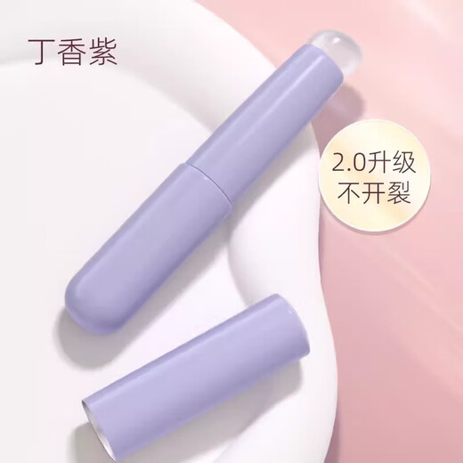 Silicone lip brush Q soft small portable round head fingertip makeup lipstick blending concealer brush mini novice makeup brush single powder handle black silicone lip brush 1 single powder