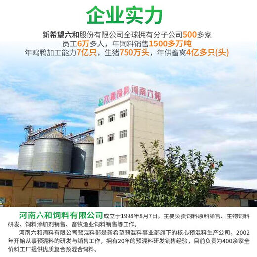 New Hope Liuhe premix creep feed pig feed fattening pig large pig medium pig piglet sow lactation pregnancy feed 4 medium large pig premix 20kgCW30410 get 3