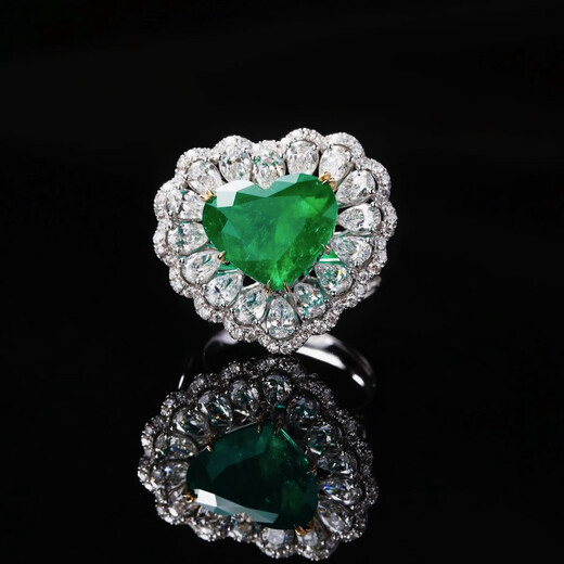 ROYALPICK emerald ring 2.54 carat necklace pendant dual-purpose diamond 18K gold collection gift for wife