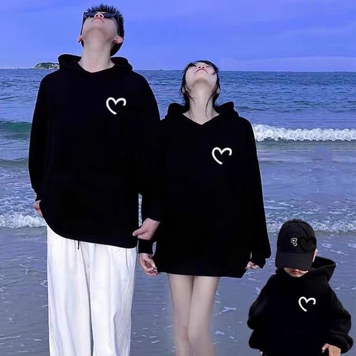 Disney (Disney) 2026 Year of the Horse Autumn Outfits for a Family of Three Family Portraits Chinese Style Sweatshirts and Sportswear Different Parent-Child Outfits for a Family of Four Red Hooded (Spring and Autumn Style) 165 Adult S