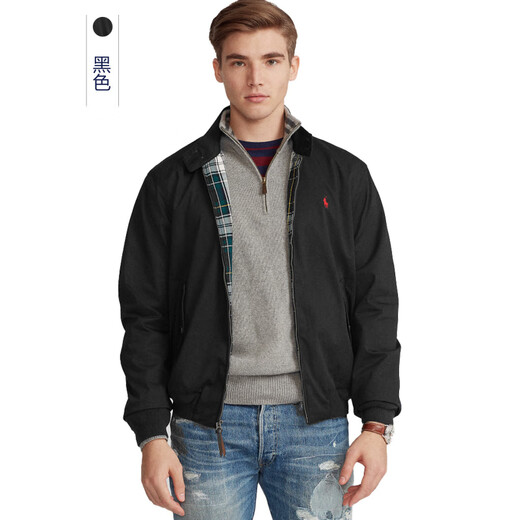 FAME RALPH LAUREN Ralph Lauren lily contract business casual cotton stand collar jacket old cadre jacket khaki baseball collar S recommended 100-130Jin Jin equals 0.5 kg