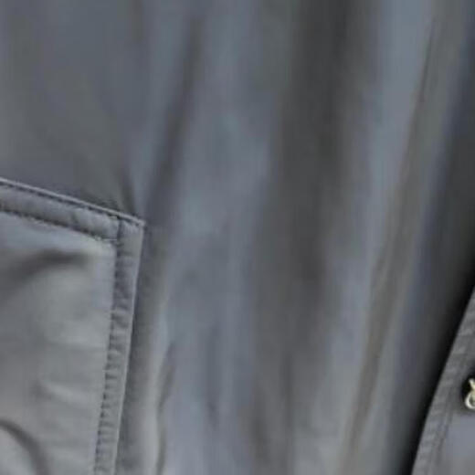 BURBERRY solid color lapel single-breasted trench coat for men, black, one size fits all 44