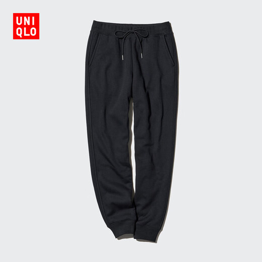 UNIQLO Women's HEATTECH imitation sherpa sweatpants/sweatshirt leg warmers 470135 470135/09 black L /160/70A