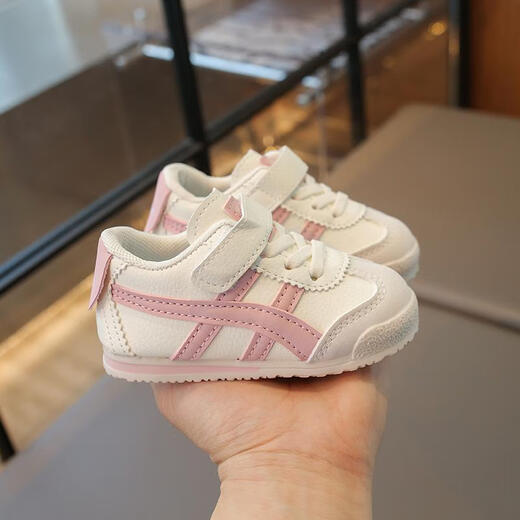 Tyrannis Yangma Recommended Baby Girls Shoes 2025 Spring and Autumn New Infant Soft Sole Anti-Slip Toddler Shoes 0-1-3 Pink 15_Inner Length 11.5cm