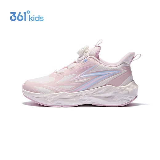 361 Rain Screen Children's Running Shoes 25 Winter Water-Repellent Anti-Slip Cushioning Knob Sports Shoes for Men, Women and Middle-aged Children Pink 35