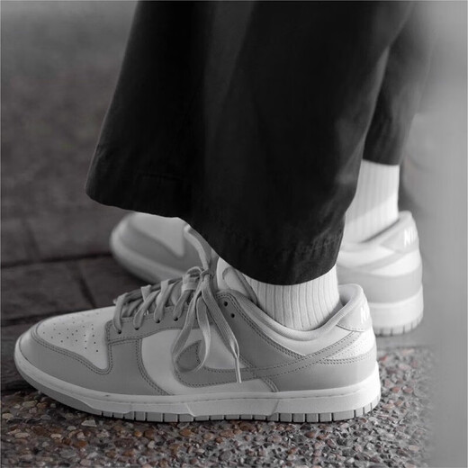 耐克（NIKE）板鞋男鞋2025夏季新款DUNK Low低帮耐磨运动鞋时尚复古休闲鞋 DD1391-103灰白 40