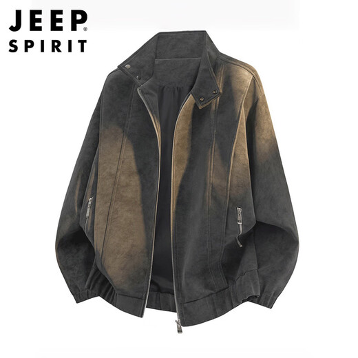JEEP SPIRIT Jeep jacket men's leather jacket men's autumn and winter tops high-end casual sports American men's clothing