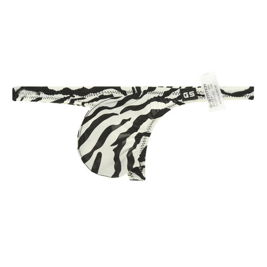 G-STATION Japanese small style sexy men's thong tiger print zebra fashion print hot charm tight underwear zebra print M (small size model, it is recommended to go up 1-2 sizes)