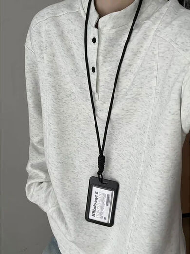 Jingyan selects white and gray henley collar long-sleeved polo shirt for men in autumn and winter, right shoulder sweatshirt, American style inner layer, white and gray upgraded model 95 users choose M M