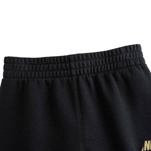 NIKE Nike all-print tops + pants thin velvet suit for boys and girls 2025 winter trendy and fashionable children's 2-piece set