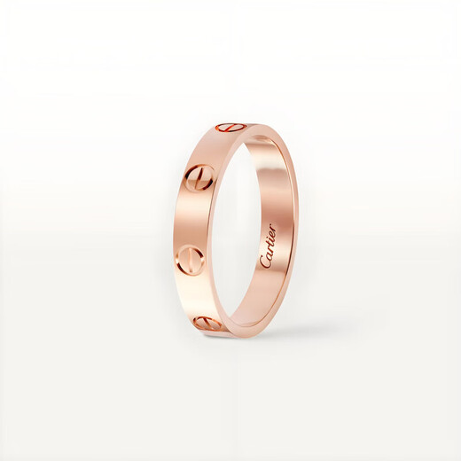 Cartier (Cartier) ring for men and women, 3.6 mm wide LOVE wedding ring couple wedding ring B4085200 18K rose gold 52