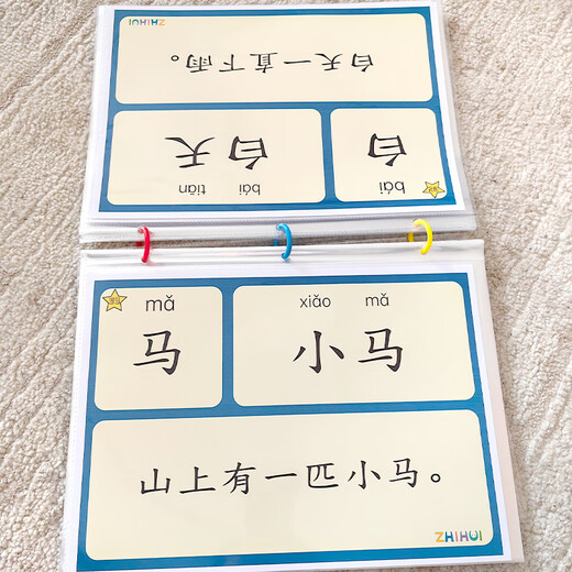 学前识字书洪恩配套大字拼音版认字卡片幼儿园宝宝启蒙学汉字教具 识字第八册 洪恩701-800字 共10