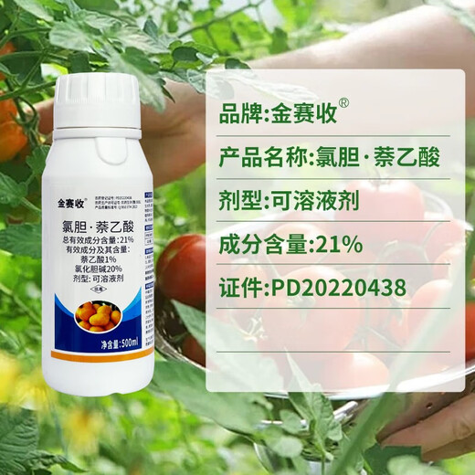 21% Choline Chloride Naphthalene Acetic Acid Expanding Potato Medicinal Ginger Underground Rhizome Tuber Production Enlarging Agent 10kg 20 bottles 500g exactly one box