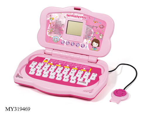 山头林村儿童科教玩具 学习早教机 电动玩具系列 启蒙液晶显示英文电脑