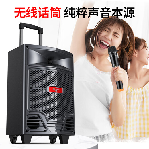 Patriot S63 square dance audio wireless Bluetooth high-power outdoor audio trolley speaker portable heavy bass karaoke stall amplifier megaphone speaker standard version