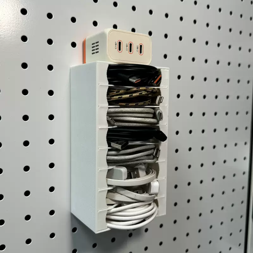 Yusenyi round hole metal hole plate accessories, data cable storage box, adjustable compartment storage box, hole diameter 6, hole spacing 25mm black, 6 layers, hole diameter 6, hole spacing 25mm black