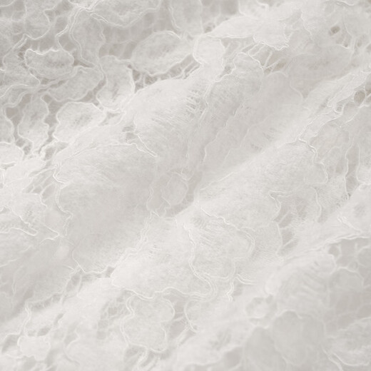 SIQIYOUNG新款盘扣蕾丝设计衬衫复古高级感 白色 M