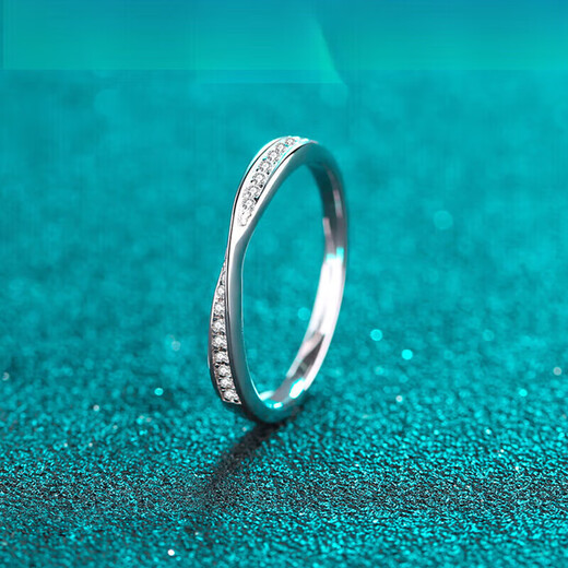 DR Moissanite Couple Ring D Color Diamond Ring A Pair of Wedding Proposal Diamond Ring Gifts for Girlfriends Moebius Ring