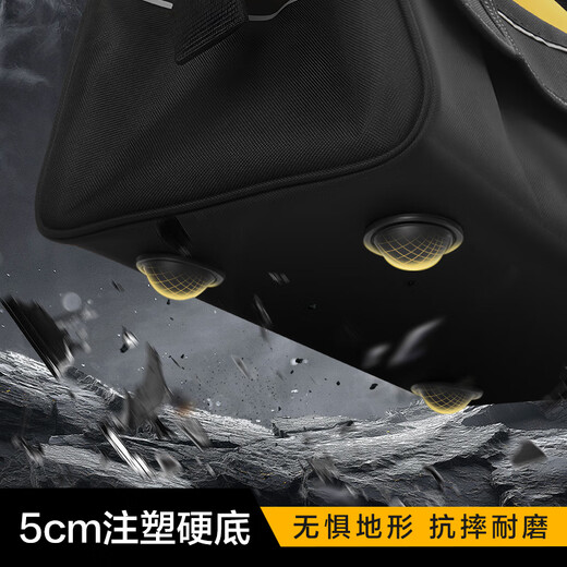 Deli Tool Bag 16-inch anti-slip pads, thickened electrician storage, can be worn cross-body, strong and durable, portable Oxford cloth bag