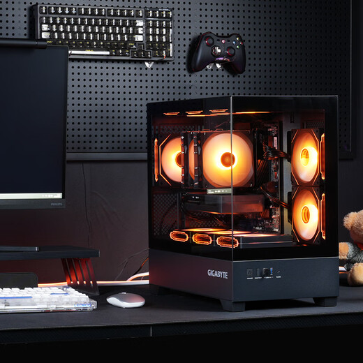 GIGABYTE 5060 host 14600KF/12490F/12600KF/5060Ti assembled computer desktop e-sports game AI design office rendering DIY complete machine with five 12600KF+RTX5060