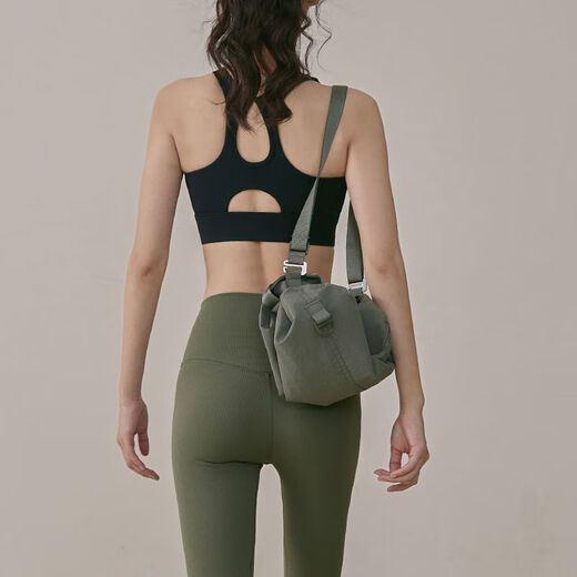 Motherlulu Backpack Women's FastTrack20 Fitness Yoga Crossbody Bag Pilates Waterproof Shoulder Bag Light Gray Spot and Fast Shipping