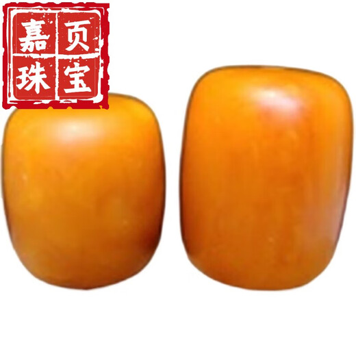 Jiaye natural old beeswax bucket beads loose beads round beads spaced beads star and moon large diamond top beads with bead waist beads bracelet Bodhi text old beeswax diameter 13-14 height 20mm (single)