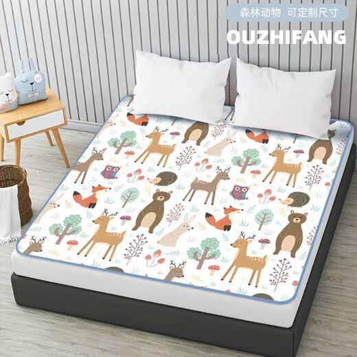 Baby changing pad waterproof washable sheet baby changing pad newborn changing diaper changing pad for children and the elderly 180 x 200 1 piece 2024-Forest Animals
