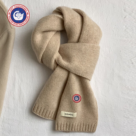 SCOTT GOOSE red wool scarf women's 2025 new autumn and winter Korean style warm Christmas gift atmosphere cashmere scarf red