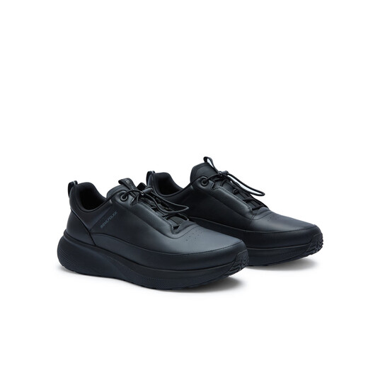 Biyinlefen Antibacterial and Deodorant Autumn and Winter Men's Leather Shoes Lightweight Non-Slip Light Business Casual Lace-Free Leather Shoes Versatile