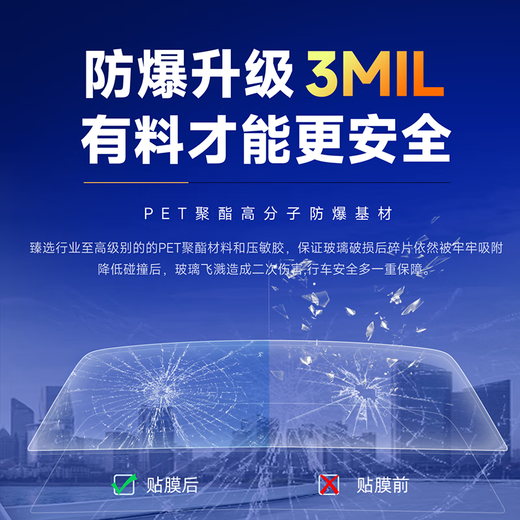 Goodyear car film King Kong Pro series car glass film sun protection and heat insulation solar film car window privacy film full car ceramic film package installation