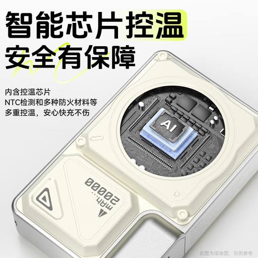 Suoying National 3C Certification丨Plug Power Bank 20000 mAh Can be used on airplanes 3-in-1 Apple 17 Magnetic Wireless Fast Charging Comes with Cord Mobile Power Super Large Capacity